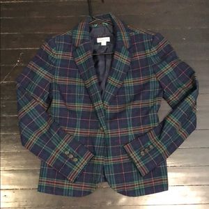 Women’s plaid blazer